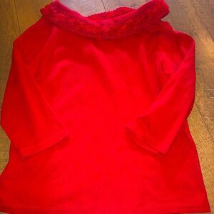 Rafella red shirt size L